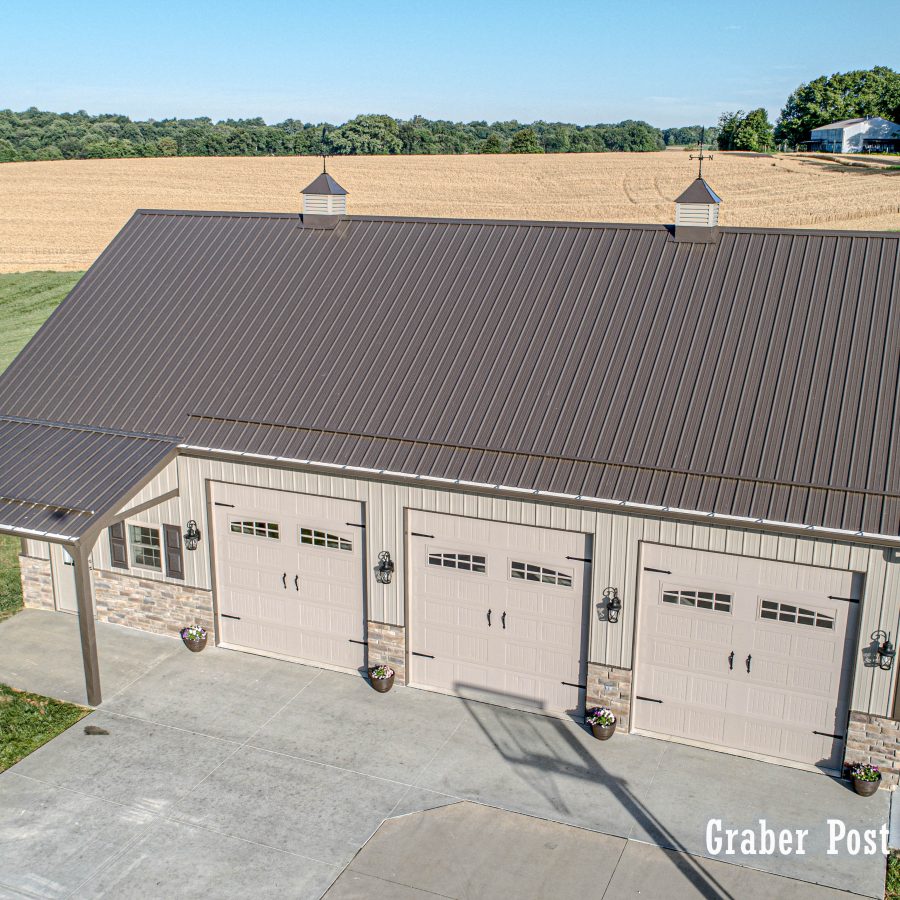 gray snap lock panels