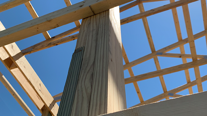 wood laminated columns