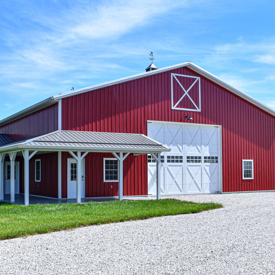 metal overhang installation in the midwest