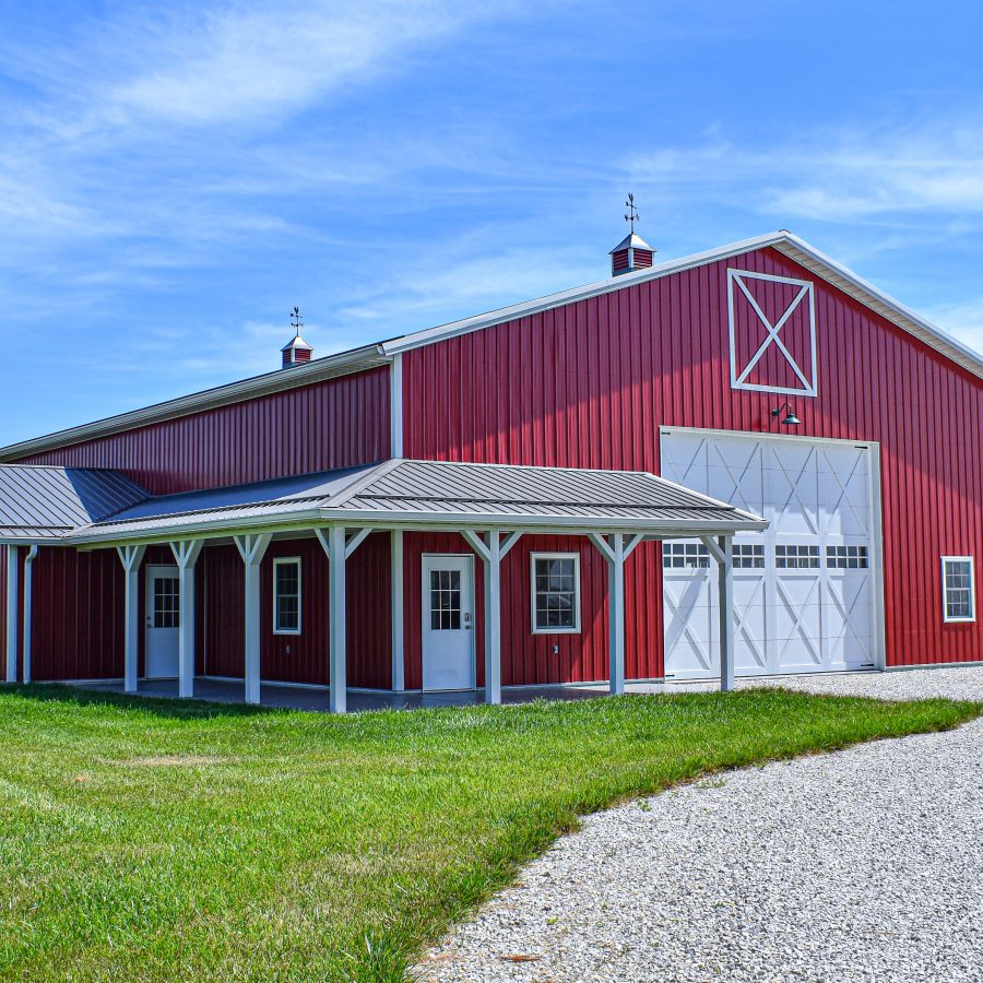 post frame metal roofing