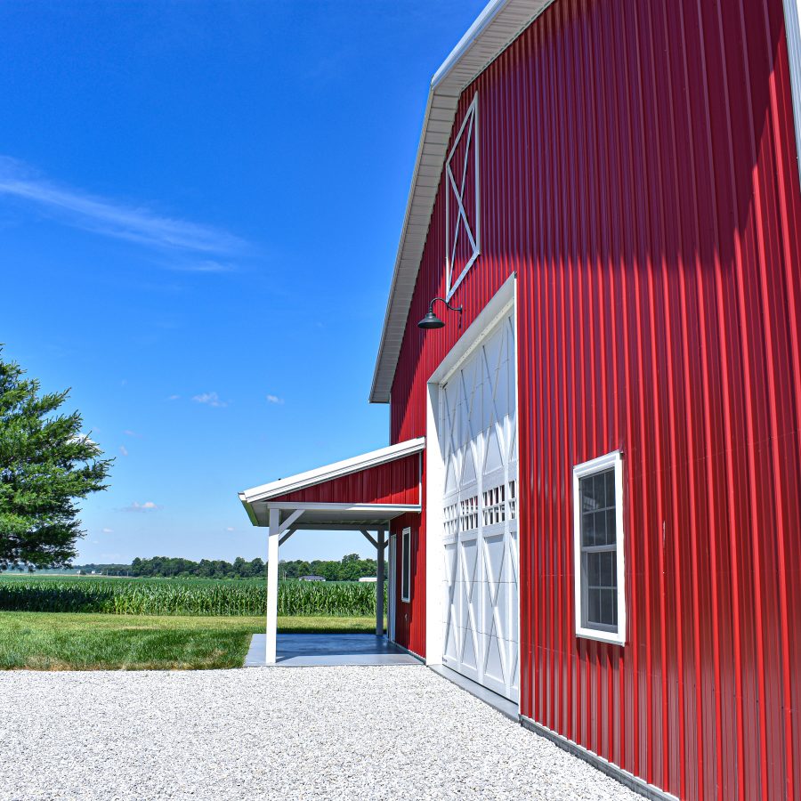 pole barn siding installation