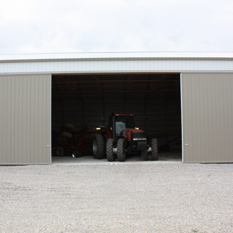 metal sided sliding barn doors