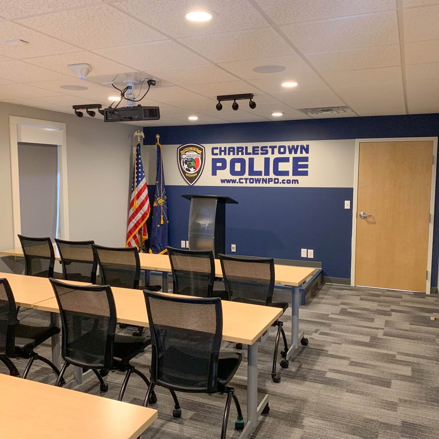 police station in pole building