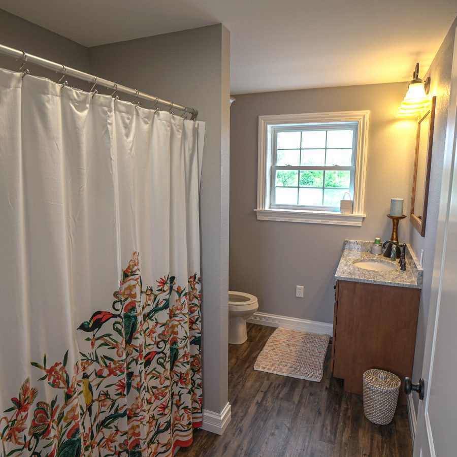 bathroom remodel in pole building