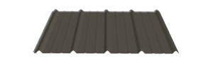 g-rib dark gray metal panel