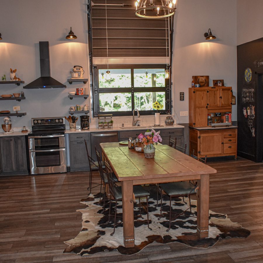 large first floor kitchen