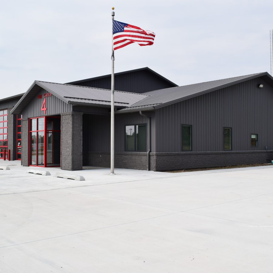 dark brown metal siding and roofing