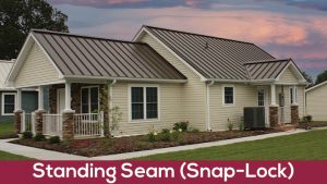 standing seam snap lock metal roof 