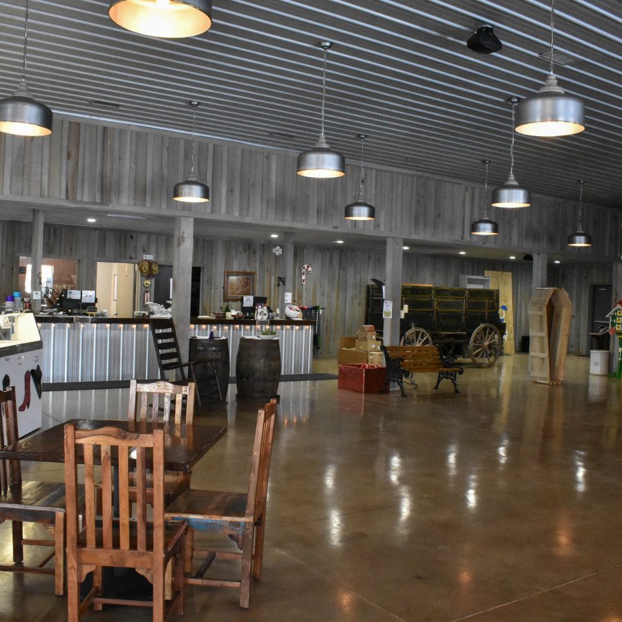 interior of post frame western store