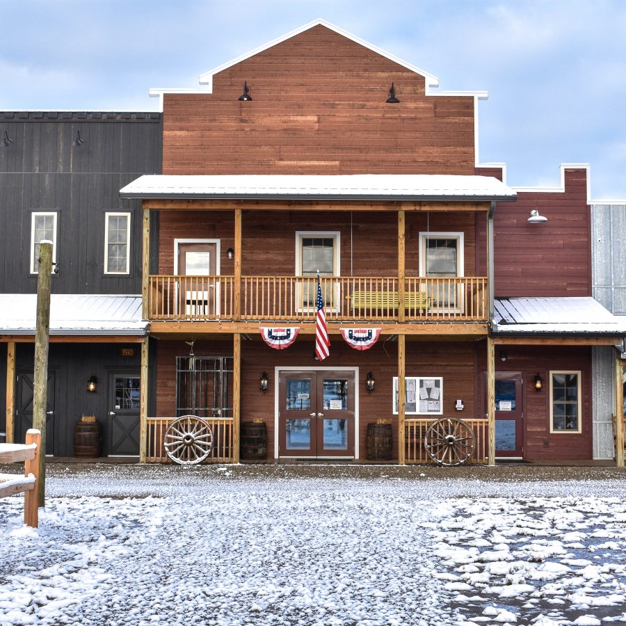 wild west store built with post frame supplies